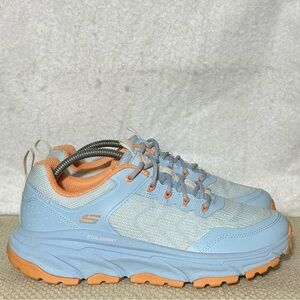 Skechers Womens D'Lux Journey Knit Relaxed Fit Lace Casual Sneakers Shoes SZ 8